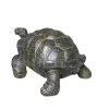 Product image 5 of the product “Turtle, 47cm Length | GRC (Glassfibre Reinforced Concrete), Copper Finish ”